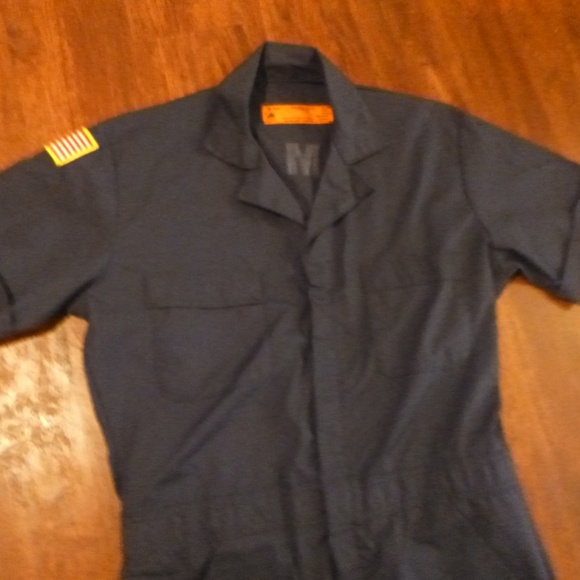 PALM BAY FIRE RESCUE SEXY COVERALL SIZE MED / RG DURABLE PRESS UNISEX - Picture 5 of 10